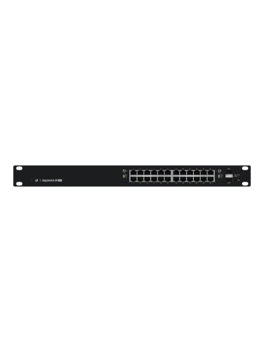 Ubiquiti | Switch | ES-24-250W | Web managed | Rackmountable | Gigabit Ethernet (copper) ports quantity 24 | SFP ports quantity 2 | 12 month(s) Ubiquiti | Switch | ES-24-250W | Web managed | Rackmountable | Gigabit Ethernet (copper) ports quantity 24 | SFP ports quantity 2 | 12 month(s)