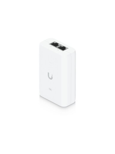 Ubiquiti U-PoE+ PoE Adapter (30W), White