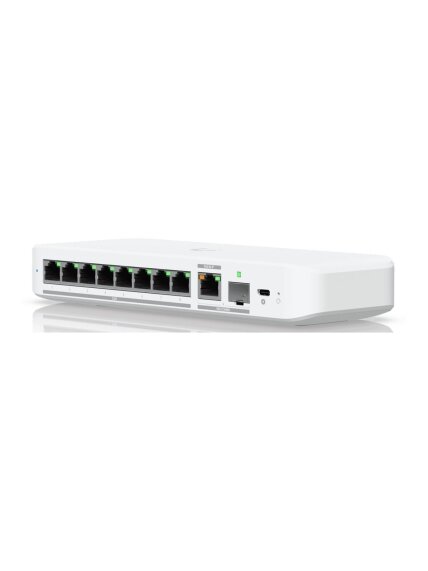 Ubiquiti | Flex 2.5G | Flexible, 8-port 2.5 GbE switch | Desktop | Managed | 10 Gbps (RJ-45) ports quantity 1 | SFP+ ports quantity 1 Ubiquiti | Flex 2.5G | Flexible, 8-port 2.5 GbE switch | Desktop | Managed | 10 Gbps (RJ-45) ports quantity 1 | SFP+ ports quantity 1