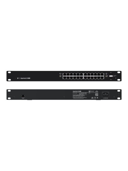 Ubiquiti | Switch | ES-24-250W | Web managed | Rackmountable | Gigabit Ethernet (copper) ports quantity 24 | SFP ports quantity 2 | 12 month(s) 2 Ubiquiti | Switch | ES-24-250W | Web managed | Rackmountable | Gigabit Ethernet (copper) ports quantity 24 | SFP ports quantity 2 | 12 month(s) 2