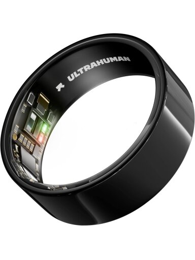 Ultrahuman | Ring Air | Aster Black | Size 9 | Smart Ring