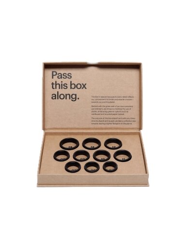 Ultrahuman Smart ring try-on sizing kit | UH-RA-SSK | Black