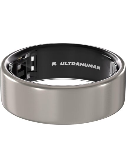 Ultrahuman | Ring Air | Raw Titanium | Size 9 | Smart Ring 2