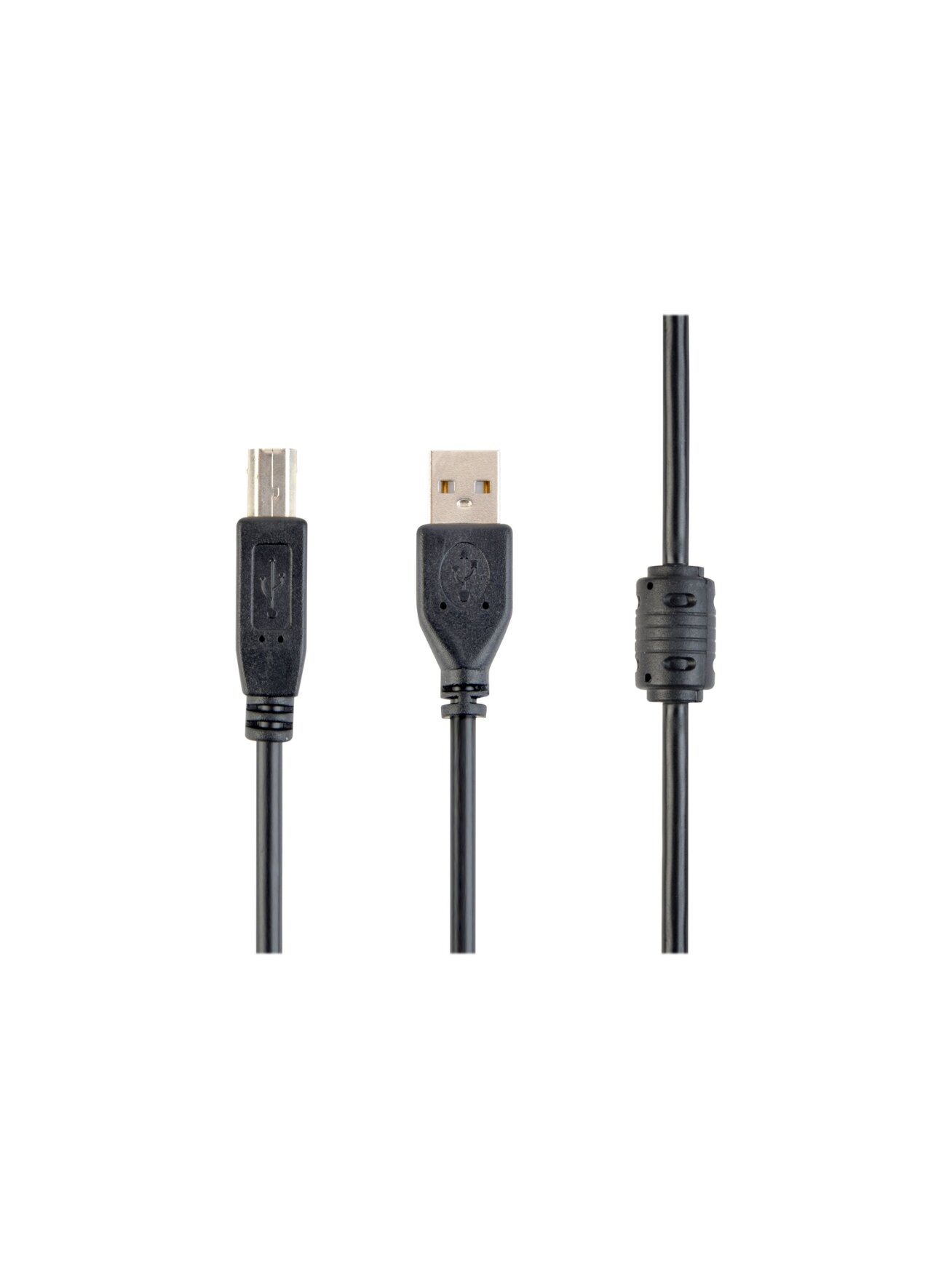 USB 2.0 A-plug B-plug 3 m (10 ft) cable with ferrite core | Cablexpert 1 USB 2.0 A-plug B-plug 3 m (10 ft) cable with ferrite core | Cablexpert 1