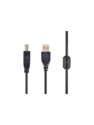 USB 2.0 A-plug B-plug 3 m (10 ft) cable with ferrite core | Cablexpert USB 2.0 A-plug B-plug 3 m (10 ft) cable with ferrite core | Cablexpert