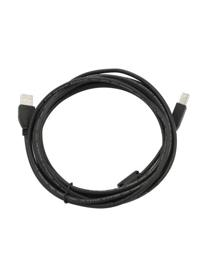 USB 2.0 A-plug B-plug 3 m (10 ft) cable with ferrite core | Cablexpert 2