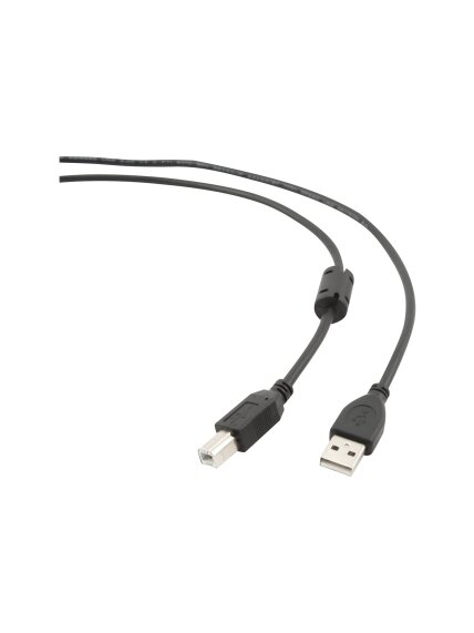 USB 2.0 A-plug B-plug 3 m (10 ft) cable with ferrite core | Cablexpert USB 2.0 A-plug B-plug 3 m (10 ft) cable with ferrite core | Cablexpert