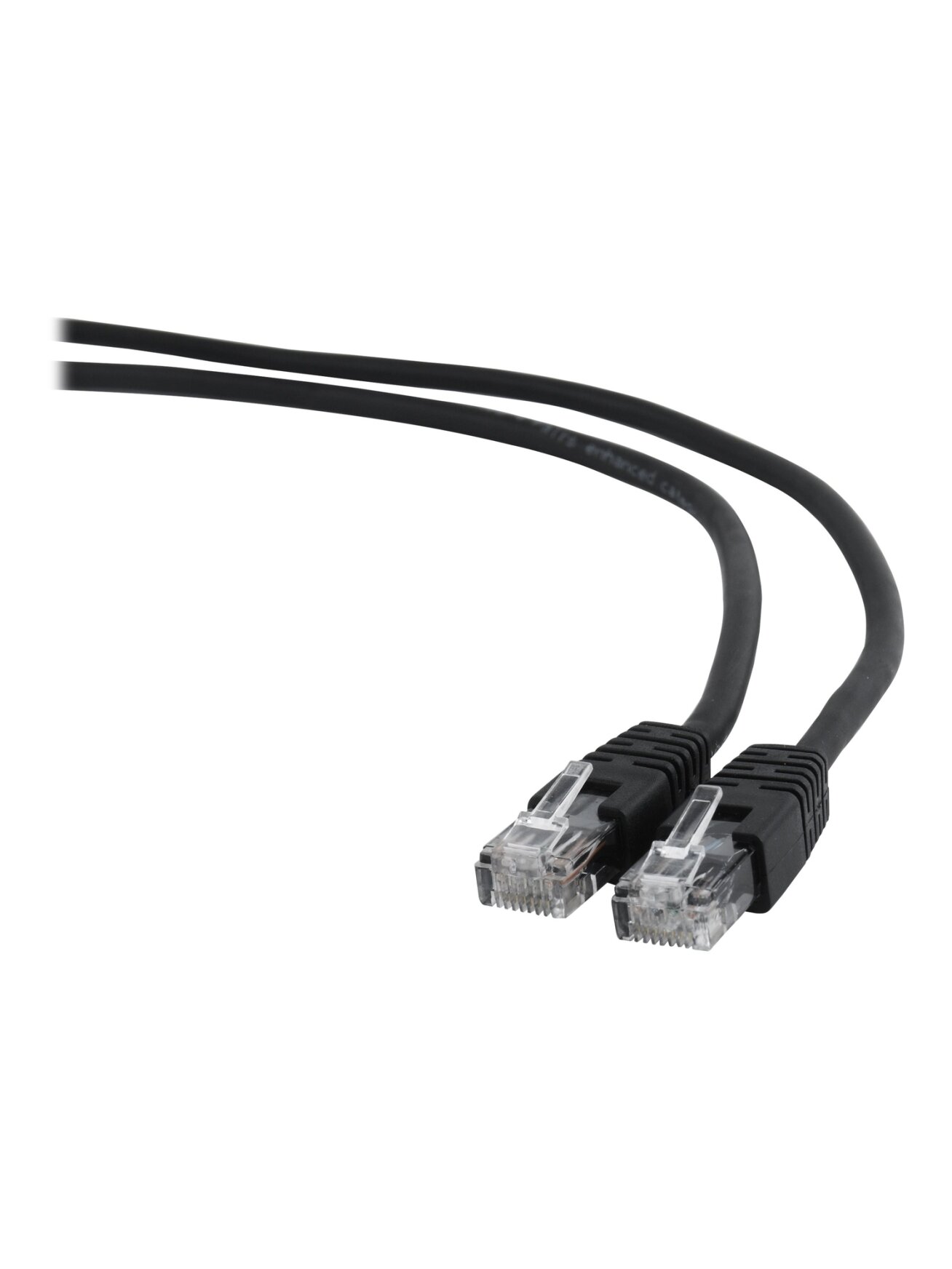 UTP Cat6 | Patch cord | PVC AWG 26 (7 x 0.15 mm wire) | Black | 5 m UTP Cat6 | Patch cord | PVC AWG 26 (7 x 0.15 mm wire) | Black | 5 m