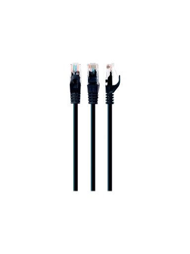 UTP Cat6 | Patch cord | PVC AWG 26 (7 x 0.15 mm wire) | Black | 5 m UTP Cat6 | Patch cord | PVC AWG 26 (7 x 0.15 mm wire) | Black | 5 m