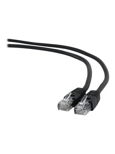 UTP Cat6 | Patch cord | PVC AWG 26 (7 x 0.15 mm wire) | Black | 5 m UTP Cat6 | Patch cord | PVC AWG 26 (7 x 0.15 mm wire) | Black | 5 m