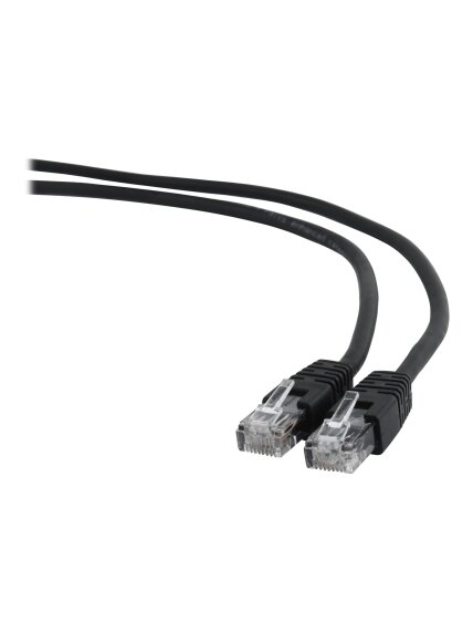 UTP Cat6 | Patch cord | PVC AWG 26 (7 x 0.15 mm wire) | Black | 5 m UTP Cat6 | Patch cord | PVC AWG 26 (7 x 0.15 mm wire) | Black | 5 m