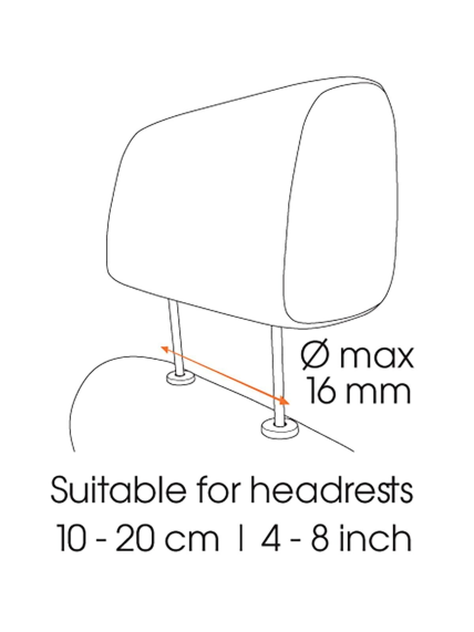 Vogels TMS 1020 Tablet Car Pack | Tilt | 7-13 " | Maximum weight (capacity) 1 kg | Black 3