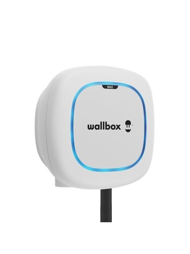 Wallbox Electric Vehicle charge | Pulsar Max | 22 kW | Wi-Fi, Bluetooth | 5 m | White