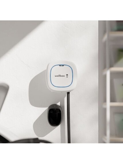 Wallbox Electric Vehicle charge | Pulsar Max | 22 kW | Wi-Fi, Bluetooth | 5 m | White 2 Wallbox Electric Vehicle charge | Pulsar Max | 22 kW | Wi-Fi, Bluetooth | 5 m | White 2