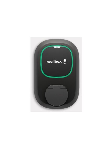 Wallbox Pulsar MAX Socket | 22 kW | Wi-Fi, Bluetooth | Black Wallbox Pulsar MAX Socket | 22 kW | Wi-Fi, Bluetooth | Black