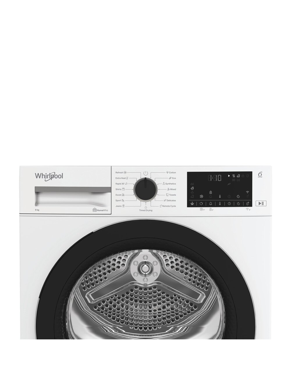 Whirlpool Dryer Machine | WP D9 WBS EE | Energy efficiency class D | Front loading | 9 kg | Heat pump | Digital | Depth 61 cm | White 5 Whirlpool Dryer Machine | WP D9 WBS EE | Energy efficiency class D | Front loading | 9 kg | Heat pump | Digital | Depth 61 cm | White 5