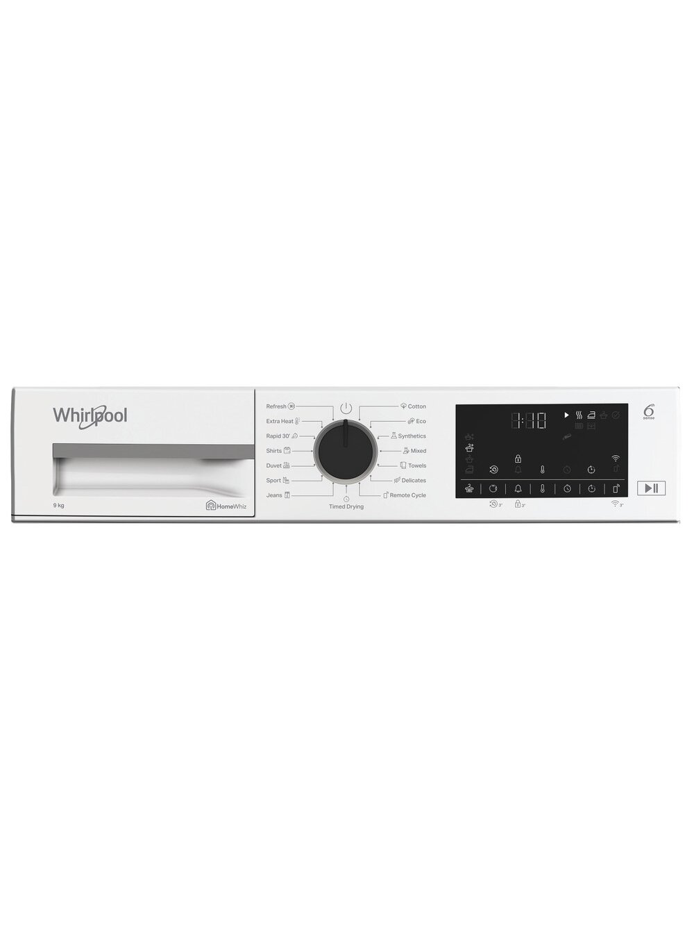 Whirlpool Dryer Machine | WP D9 WBS EE | Energy efficiency class D | Front loading | 9 kg | Heat pump | Digital | Depth 61 cm | White 6 Whirlpool Dryer Machine | WP D9 WBS EE | Energy efficiency class D | Front loading | 9 kg | Heat pump | Digital | Depth 61 cm | White 6