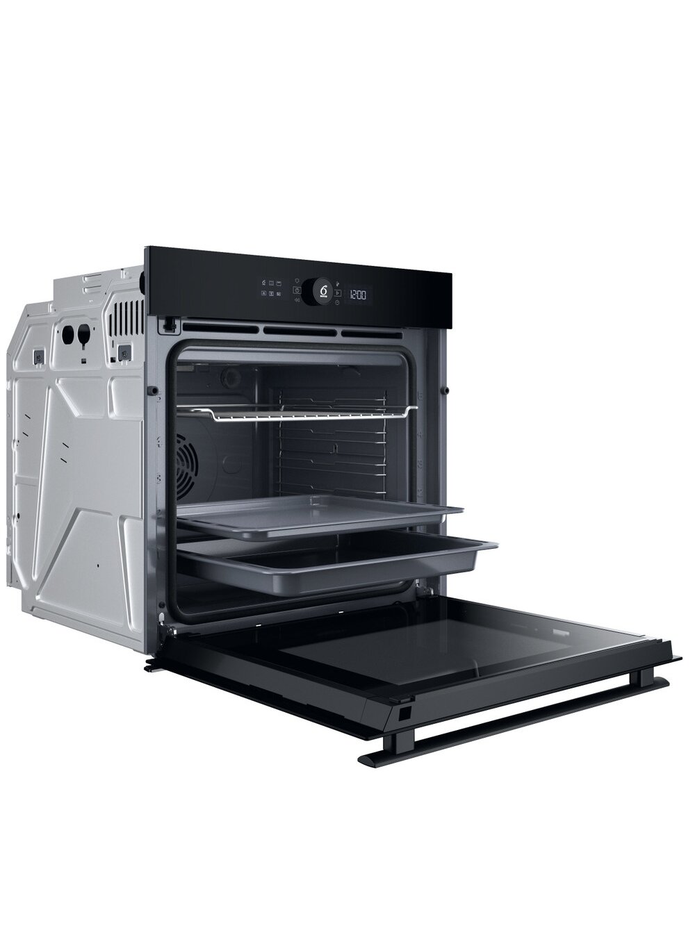 Whirlpool Oven | WOI4S8PM0SBA | 73 L | Electric | Pyrolytic/Hydrolytic | Electronic | Steam function | Height 59.7 cm | Width 59.5 cm | Black 2 Whirlpool Oven | WOI4S8PM0SBA | 73 L | Electric | Pyrolytic/Hydrolytic | Electronic | Steam function | Height 59.7 cm | Width 59.5 cm | Black 2