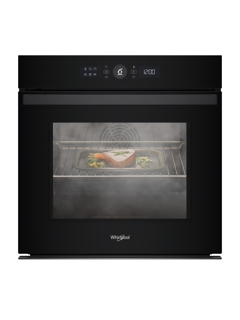 Whirlpool Oven | WOI4S8PM0SBA | 73 L | Electric | Pyrolytic/Hydrolytic | Electronic | Steam function | Height 59.7 cm | Width 59.5 cm | Black 3 Whirlpool Oven | WOI4S8PM0SBA | 73 L | Electric | Pyrolytic/Hydrolytic | Electronic | Steam function | Height 59.7 cm | Width 59.5 cm | Black 3