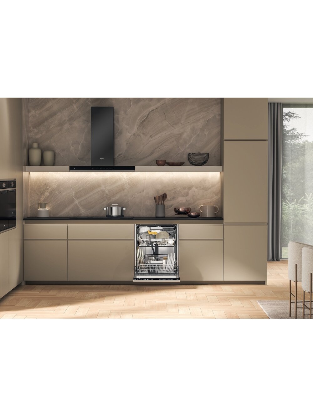 Whirlpool W8I HP42 L | Built-in | Width 60 cm | Number of place settings 14 | Number of programs 10 | Energy efficiency class C | Display | Black 3 Whirlpool W8I HP42 L | Built-in | Width 60 cm | Number of place settings 14 | Number of programs 10 | Energy efficiency class C | Display | Black 3