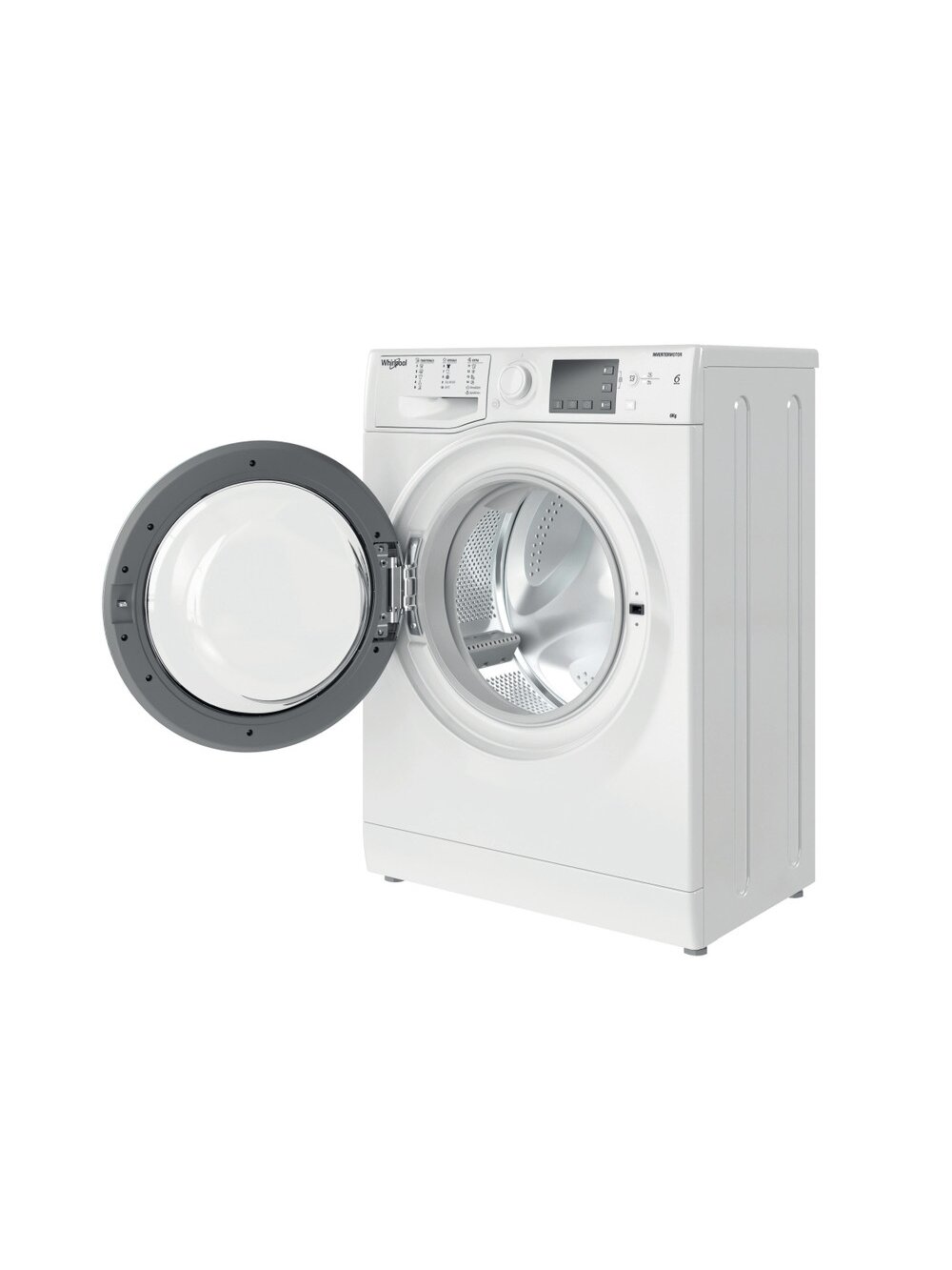 Whirlpool Washing machine | WRBSB 6249 W EU | Energy efficiency class C | Front loading | Washing capacity 6 kg | 1200 RPM | Depth 43 cm | Width 60 cm | LED | White 3 Whirlpool Washing machine | WRBSB 6249 W EU | Energy efficiency class C | Front loading | Washing capacity 6 kg | 1200 RPM | Depth 43 cm | Width 60 cm | LED | White 3