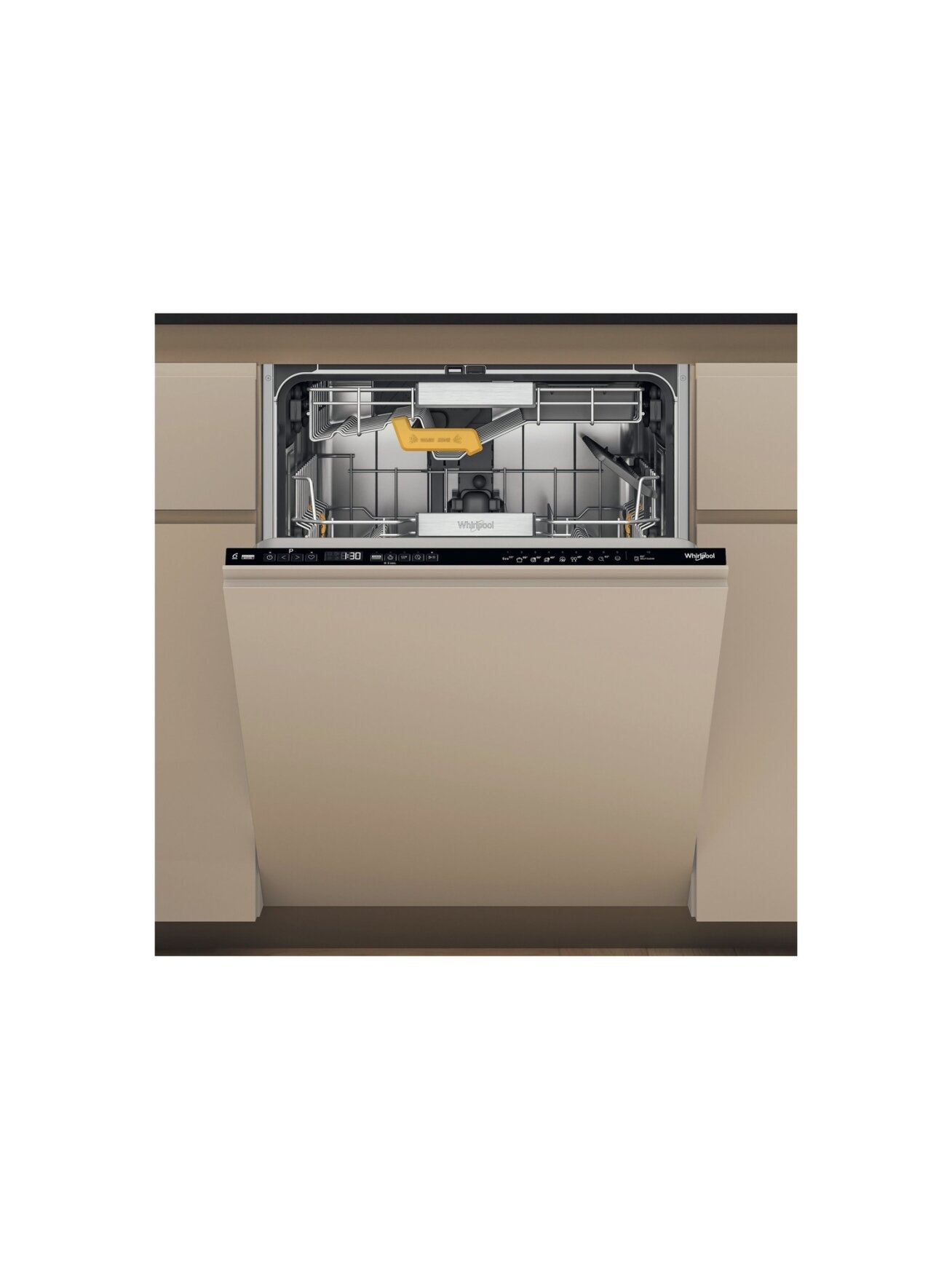 Whirlpool W8I HP42 L | Built-in | Width 60 cm | Number of place settings 14 | Number of programs 10 | Energy efficiency class C | Display | Black Whirlpool W8I HP42 L | Built-in | Width 60 cm | Number of place settings 14 | Number of programs 10 | Energy efficiency class C | Display | Black