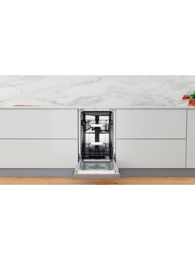 Whirlpool Dishwasher | WSBO 3O34 PF X | Built-in | Width 45 cm | Number of place settings 10 | Number of programs 8 | Energy efficiency class D | Display | Stainless steel Whirlpool Dishwasher | WSBO 3O34 PF X | Built-in | Width 45 cm | Number of place settings 10 | Number of programs 8 | Energy efficiency class D | Display | Stainless steel