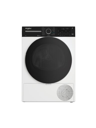 Whirlpool Dryer Machine | WP C8 WBS EE | Energy efficiency class C | Front loading | 8 kg | Digital | Depth 61 cm | Steam function | White Whirlpool Dryer Machine | WP C8 WBS EE | Energy efficiency class C | Front loading | 8 kg | Digital | Depth 61 cm | Steam function | White