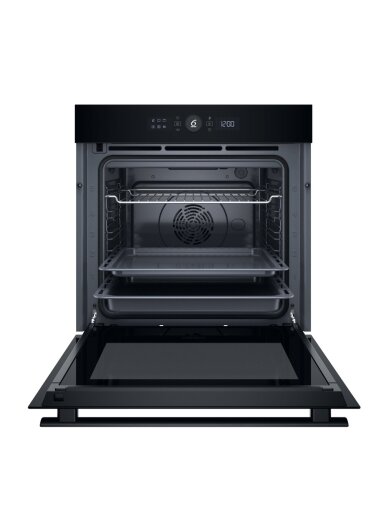 Whirlpool Oven | WOI4S8PM0SBA | 73 L | Electric | Pyrolytic/Hydrolytic | Electronic | Steam function | Height 59.7 cm | Width 59.5 cm | Black Whirlpool Oven | WOI4S8PM0SBA | 73 L | Electric | Pyrolytic/Hydrolytic | Electronic | Steam function | Height 59.7 cm | Width 59.5 cm | Black