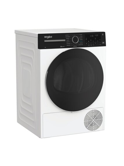Whirlpool Dryer Machine | WP C8 WBS EE | Energy efficiency class C | Front loading | 8 kg | Digital | Depth 61 cm | Steam function | White Whirlpool Dryer Machine | WP C8 WBS EE | Energy efficiency class C | Front loading | 8 kg | Digital | Depth 61 cm | Steam function | White