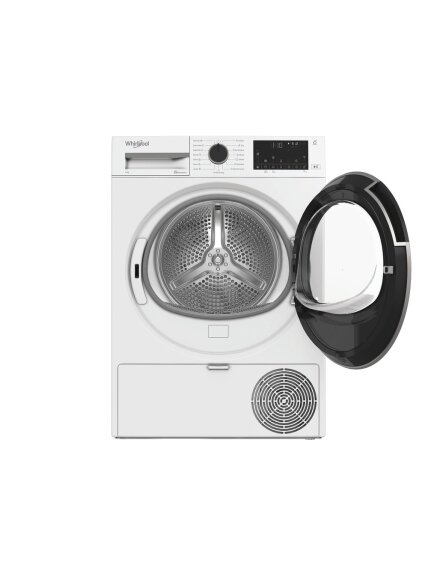 Whirlpool Dryer Machine | WP D9 WBS EE | Energy efficiency class D | Front loading | 9 kg | Heat pump | Digital | Depth 61 cm | White 3