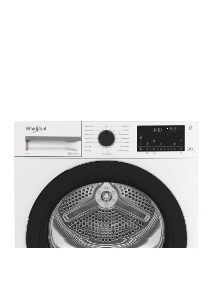 Whirlpool Dryer Machine | WP D9 WBS EE | Energy efficiency class D | Front loading | 9 kg | Heat pump | Digital | Depth 61 cm | White 5