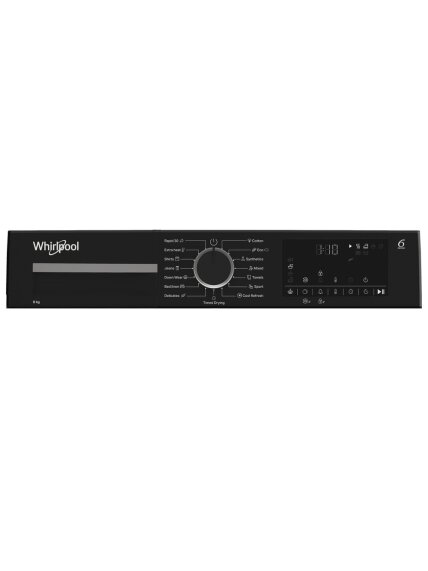 Whirlpool Dryer Machine | WPS D8 WBS EE | Energy efficiency class D | Front loading | 8 kg | Heat pump | Digital | Depth 55 cm | White 3