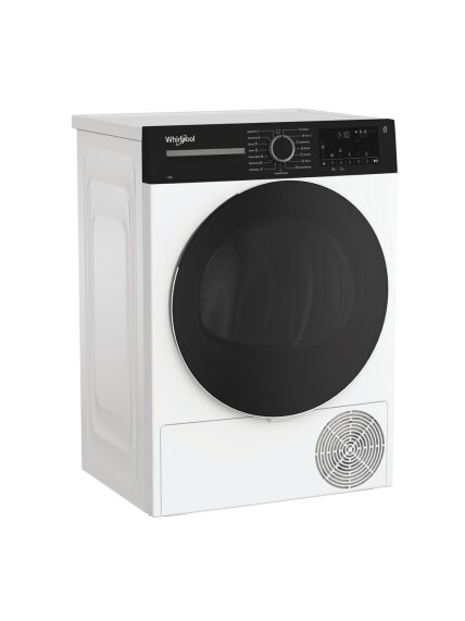 Whirlpool Dryer Machine | WPS D8 WBS EE | Energy efficiency class D | Front loading | 8 kg | Heat pump | Digital | Depth 55 cm | White Whirlpool Dryer Machine | WPS D8 WBS EE | Energy efficiency class D | Front loading | 8 kg | Heat pump | Digital | Depth 55 cm | White
