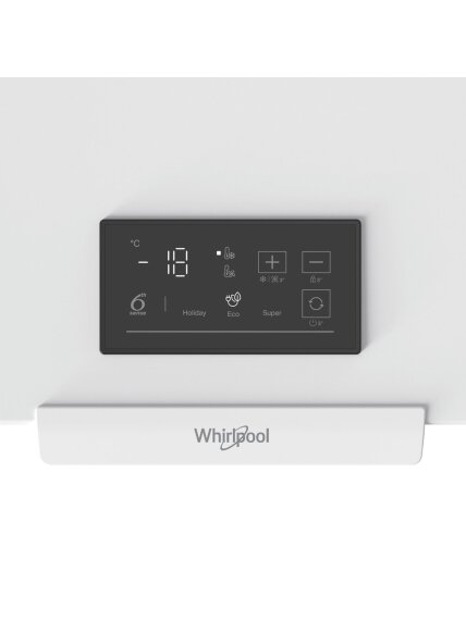 Whirlpool Freezer | W3RHS19EW2 | Energy efficiency class E | Chest | Free standing | Height 85 cm | Total net capacity 198 L | Display | White 4