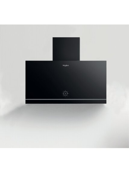 Whirlpool Hood | WHVA 62F LM K | Wall mounted | Energy efficiency class A | Width 59.8 cm | 485 m³/h | Mechanical | LED | Black 1