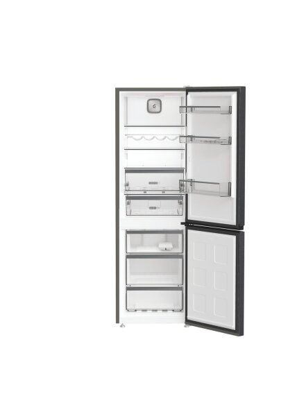Whirlpool Refrigerator | WHK 26362 XBR4E | Energy efficiency class E | Free standing | Combi | Height 186.5 cm | No Frost system | Fridge net capacity 201 L | Freezer net capacity 106 L | Display | 37 dB | Black 2 Whirlpool Refrigerator | WHK 26362 XBR4E | Energy efficiency class E | Free standing | Combi | Height 186.5 cm | No Frost system | Fridge net capacity 201 L | Freezer net capacity 106 L | Display | 37 dB | Black 2