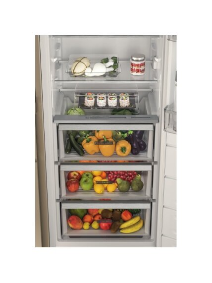 Whirlpool Refrigerator | WHSD18A013D1 | Energy efficiency class E | Built-in | Larder | Height 177 cm | Fridge net capacity 306 L | Display | 30 dB | Stainless steel 5