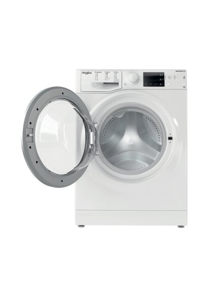 Whirlpool Washing machine | WRBSB 6249 W EU | Energy efficiency class C | Front loading | Washing capacity 6 kg | 1200 RPM | Depth 43 cm | Width 60 cm | LED | White 2 Whirlpool Washing machine | WRBSB 6249 W EU | Energy efficiency class C | Front loading | Washing capacity 6 kg | 1200 RPM | Depth 43 cm | Width 60 cm | LED | White 2