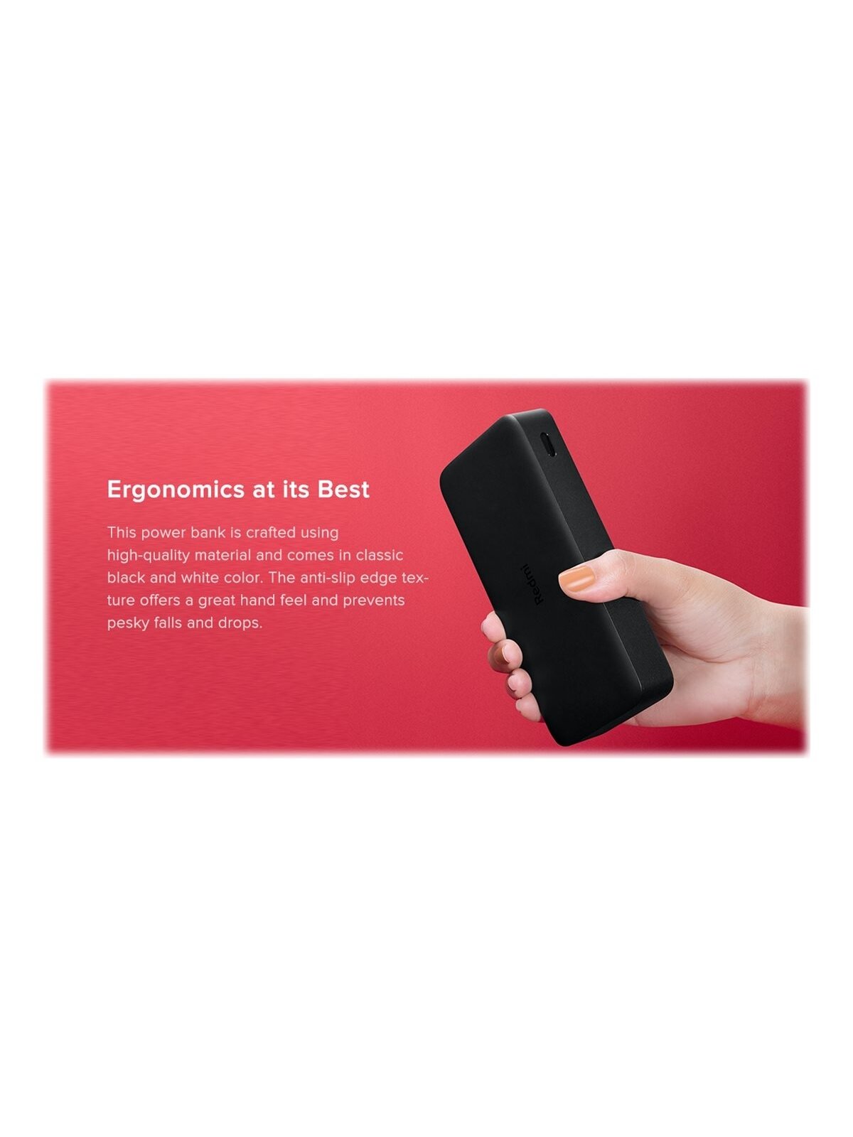 Xiaomi | Redmi Fast Charge Power Bank | 20000 mAh | Black 6 Xiaomi | Redmi Fast Charge Power Bank | 20000 mAh | Black 6