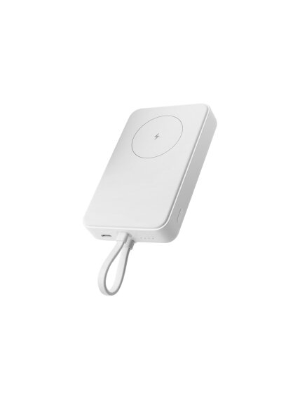 Xiaomi 33W Magnetic Power Bank 10000mAh (Integrated Cable) | 10000 mAh | White Xiaomi 33W Magnetic Power Bank 10000mAh (Integrated Cable) | 10000 mAh | White