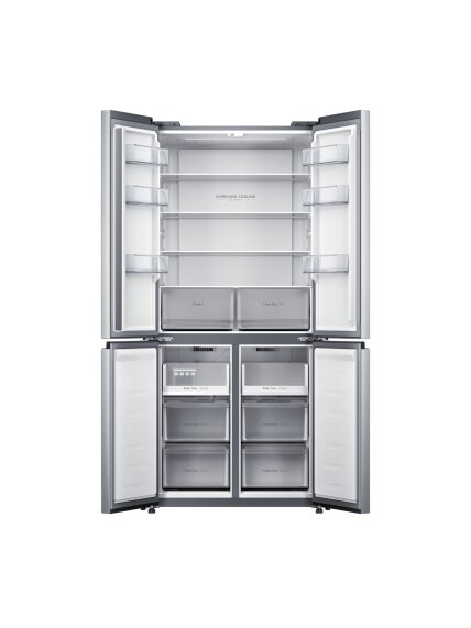 Xiaomi Mijia Refrigerator Cross Door 502L EU | Energy efficiency class E | Free standing | Side by Side | Height 191.2 cm | No Frost system | Fridge net capacity 326 L | Freezer net capacity 176 L | 37 dB | Brushed Silver 2 Xiaomi Mijia Refrigerator Cross Door 502L EU | Energy efficiency class E | Free standing | Side by Side | Height 191.2 cm | No Frost system | Fridge net capacity 326 L | Freezer net capacity 176 L | 37 dB | Brushed Silver 2