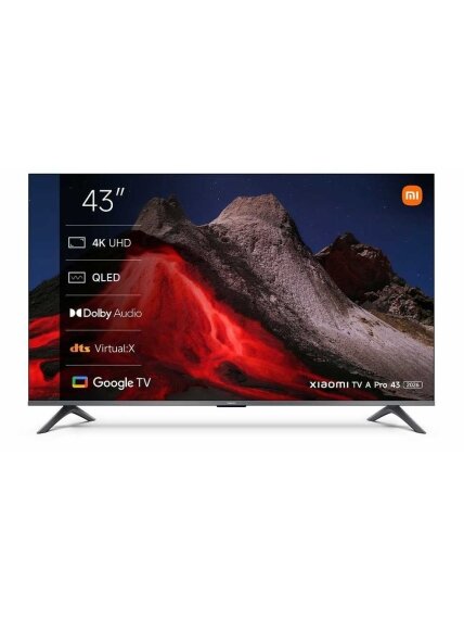 Xiaomi QLED TV A Pro 2026 | 43 | Smart TV | Google TV | UHD | Dark Gray Xiaomi QLED TV A Pro 2026 | 43 | Smart TV | Google TV | UHD | Dark Gray