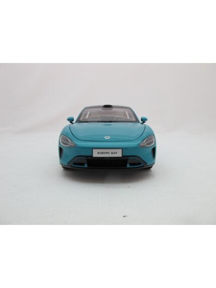 Xiaomi SU7 1:18 Die-cast Model Car | Aqua Blue | Zinc alloy, ABS, SAN and PVC 2