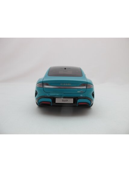 Xiaomi SU7 1:18 Die-cast Model Car | Aqua Blue | Zinc alloy, ABS, SAN and PVC 4