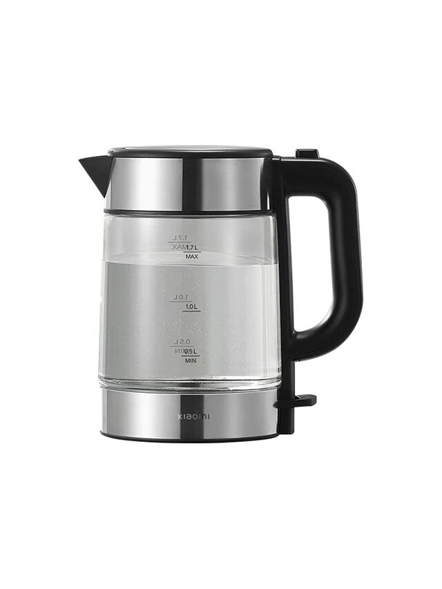 Xiaomi | Electric Glass Kettle EU | Electric | 2200 W | 1.7 L | Glass | 360° rotational base | Black/Stainless Steel Xiaomi | Electric Glass Kettle EU | Electric | 2200 W | 1.7 L | Glass | 360° rotational base | Black/Stainless Steel