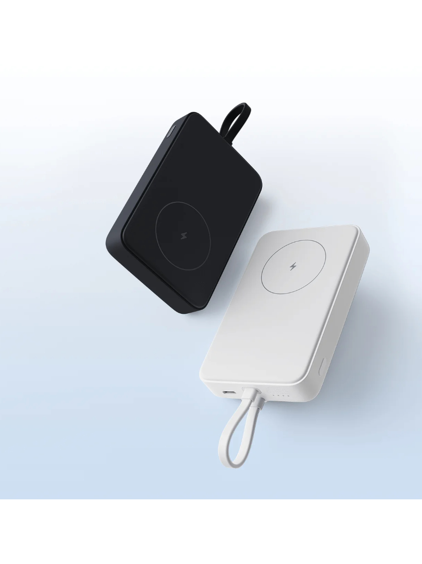 Xiaomi 33W Magnetic Power Bank 10000mAh (Integrated Cable) | 10000 mAh | White 1
