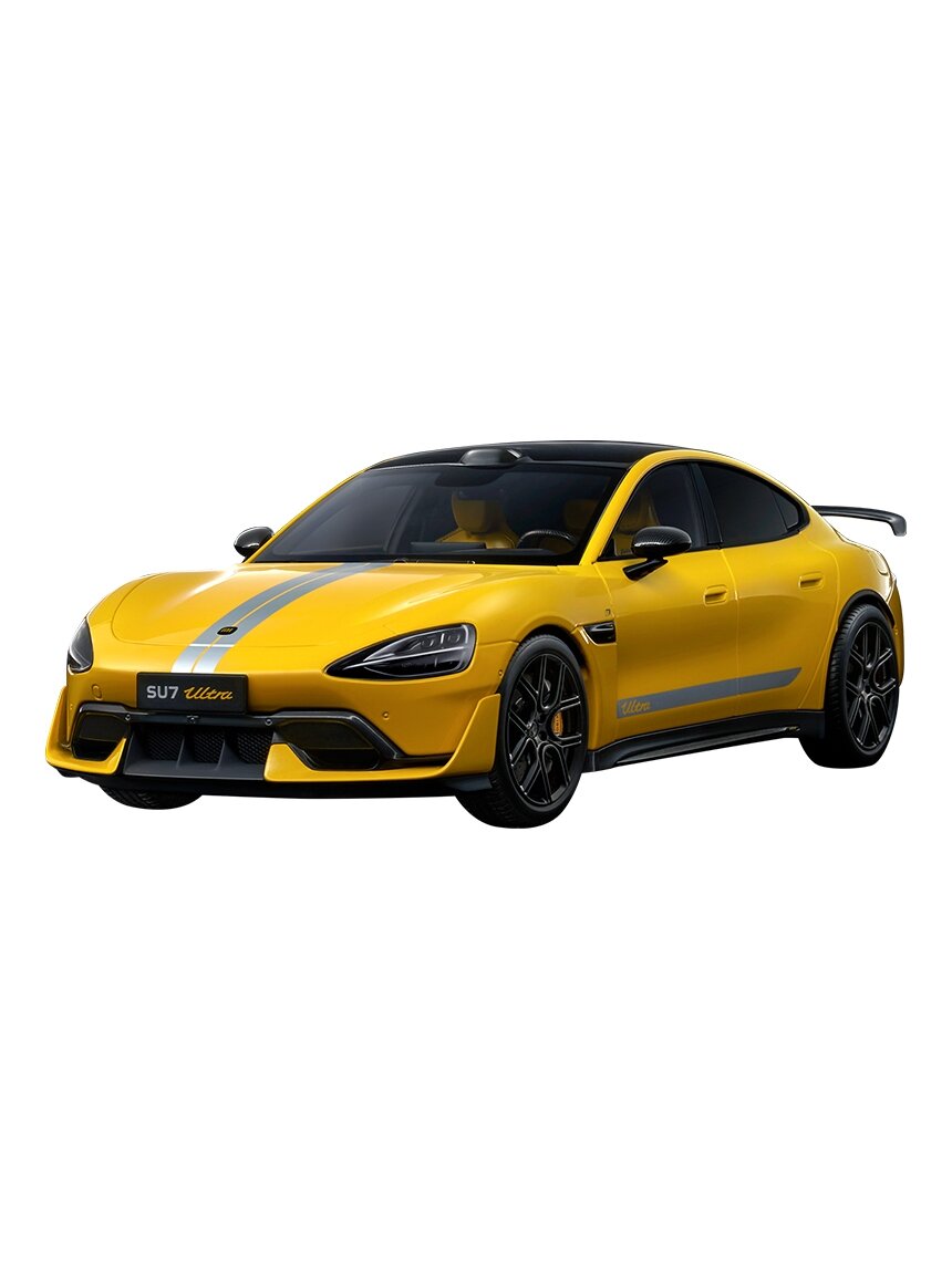 Xiaomi SU7 Ultra 1:18 Die-cast Model Car | Lightning Yellow | Zinc alloy, ABS, SAN, PVC Xiaomi SU7 Ultra 1:18 Die-cast Model Car | Lightning Yellow | Zinc alloy, ABS, SAN, PVC