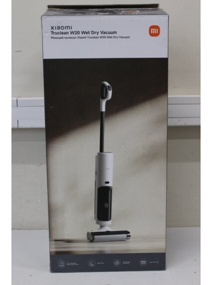Y Xiaomi Vacuum | Truclean W20 | Warranty 3 month(s) | USED, DIRTY, CRACK ON WATER TANK, MISSING MANUALS